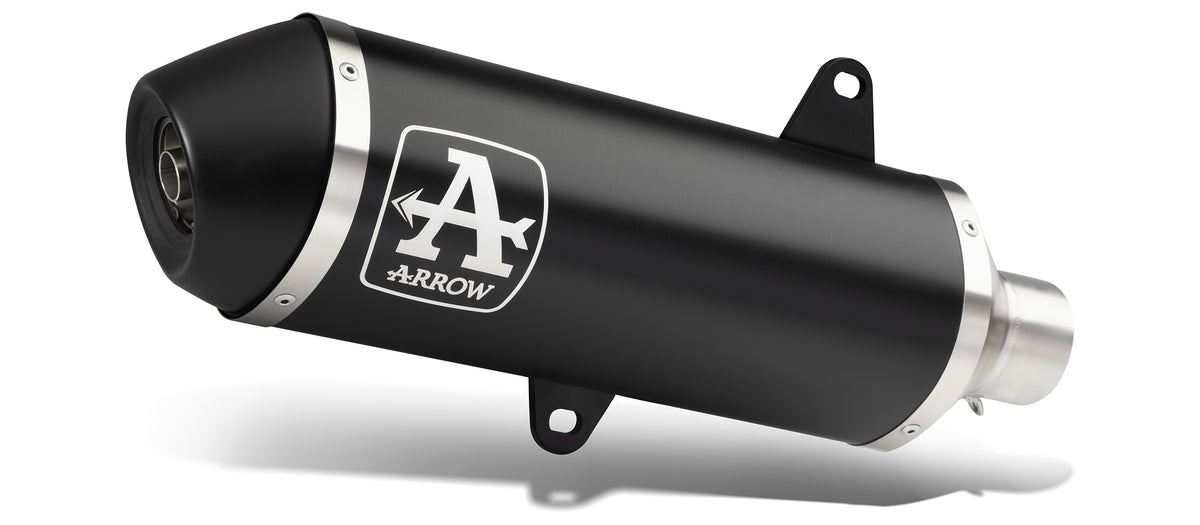 ARROW Terminale Urban acciaio inox con fondello Dark"" per Honda FORZA 125 2015-2016