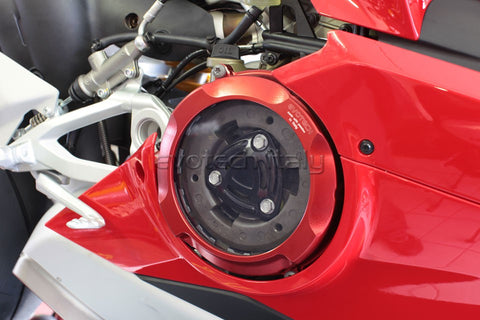 Tapa de embrague EVOTECH Ergal para Ducati Panigale V4