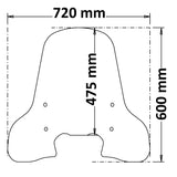 ISOTTA PARABREZZA CLASSIC PER PIAGGIO BEVERLY 300-400 HPE