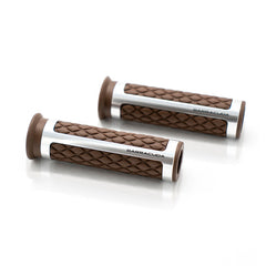 BARRACUDA MANOPOLE CLASSIC MARRONE ARGENTO UNIVERSALI 120mm MOTO