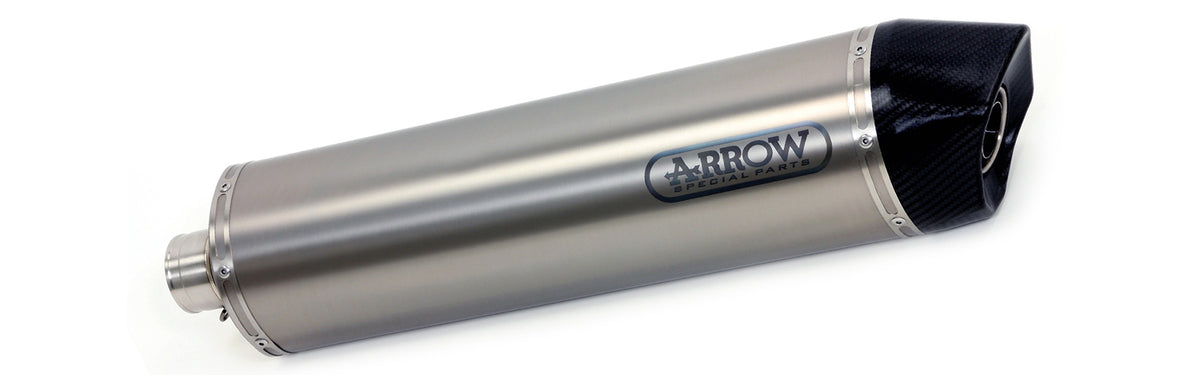 ARROW Terminale Maxi Race-Tech Approved alluminio con fondello carby per BMW F 650 GS 2008-2012