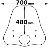 ISOTTA Parabrezza media protezione per HONDA SH 125i - 150i 2009 - 05/2012