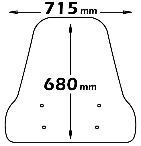 ISOTTA PARABREZZA CLASSIC PER PIAGGIO LIBERTY S ANNI 2006-2011 492