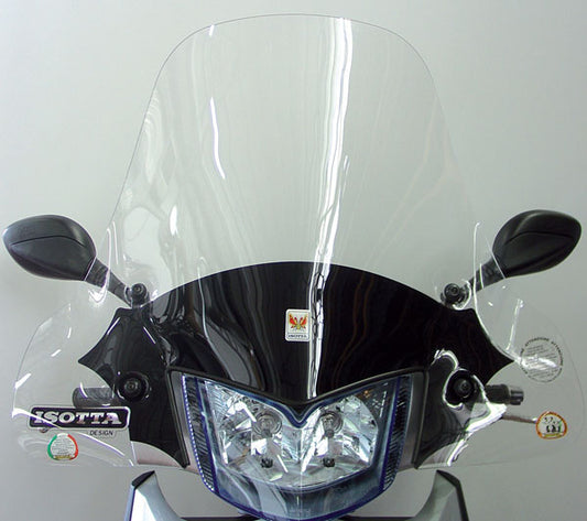 ISOTTA Parabrezza media protezione per KYMCO PEOPLE S 300  2008 - 2013 CON SERIGRAFIA ANTI REFRAZIONE SOLARE 600