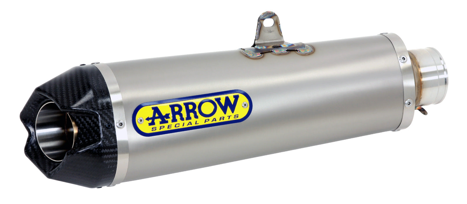 ARROW Terminale Works nichrom Dark" con fondello carby" per Benelli 502 C 2019-2020