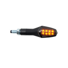 LIGHTECH COPPIA INDICATORI FRECCE LED FRE926NER UNIVERSALI OMOLOGATE MOTO