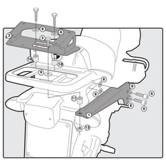 KAPPA KR694 PORTAPACCHI PER BMW R1100 GS94-99-BMW R1150