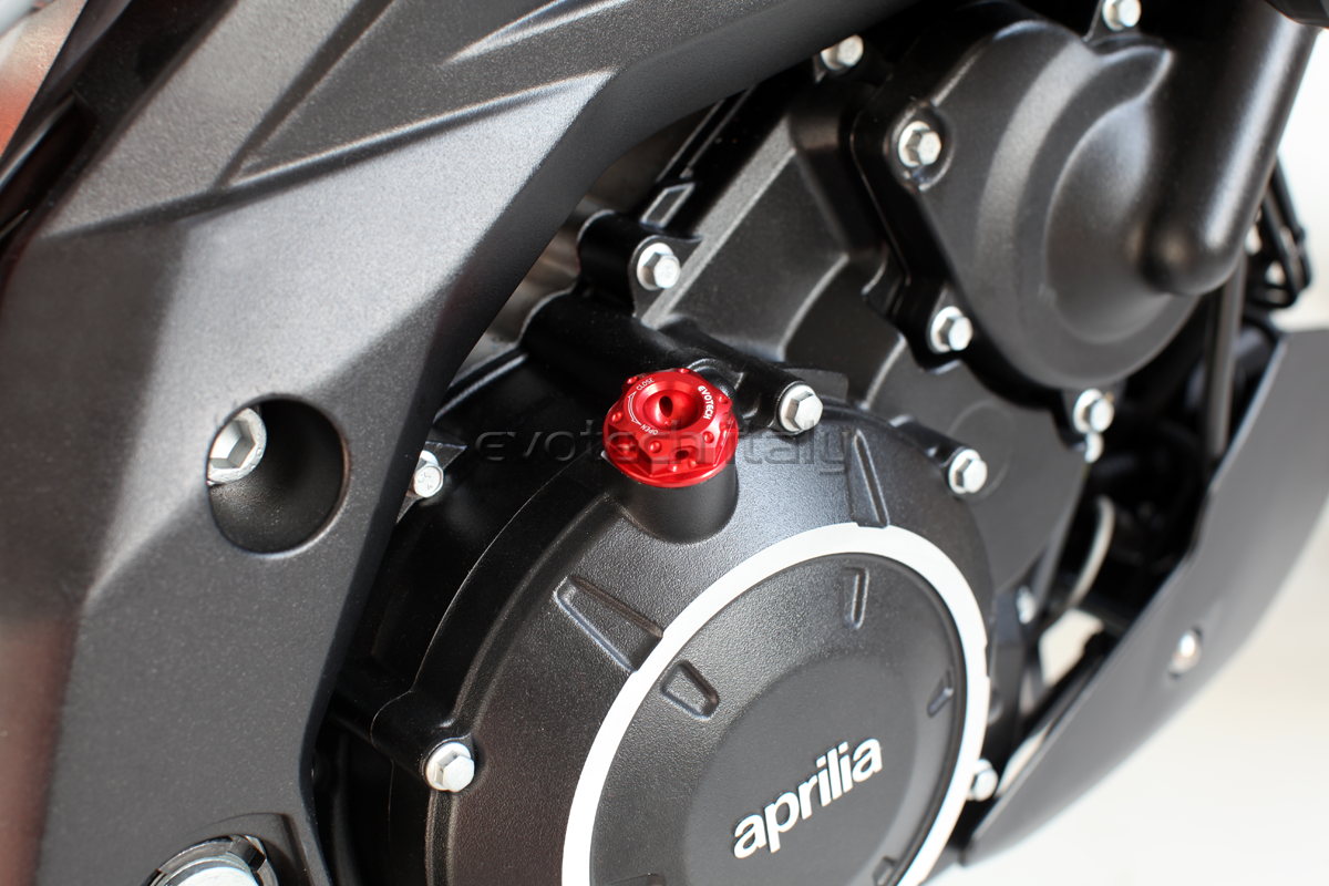 EVOTECH OIL CAP ERGAL APRILIA BENELLI KAWASAKI SUZUKI M20 x 1,5 RED