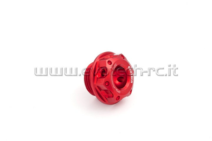 EVOTECH OIL CAP ERGAL APRILIA BENELLI KAWASAKI SUZUKI M20 x 1,5 RED