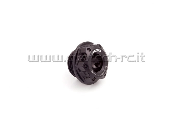 EVOTECH OIL CAP ERGAL APRILIA BENELLI KAWASAKI SUZUKI M20 x 1,5 BLACK