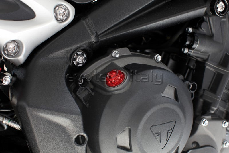 EVOTECH OIL CAP ERGAL HONDA DUCATI KAWASAKI TRIUMPH YAMAHA M20x2,5 RED