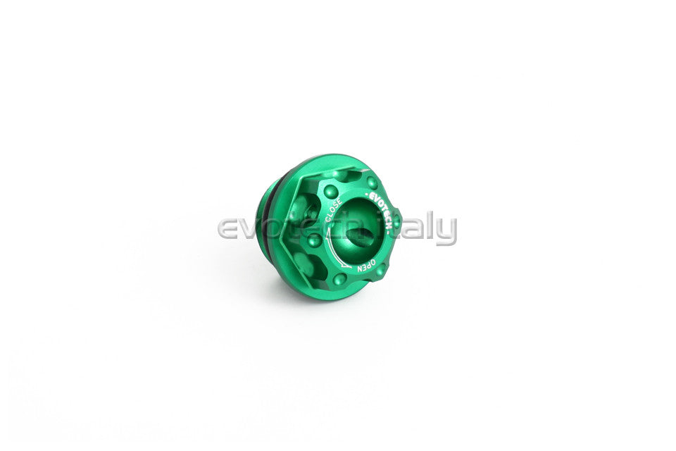 EVOTECH OIL CAP ERGAL HONDA DUCATI KAWASAKI TRIUMPH YAMAHA M20x2,5 GREEN