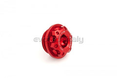 EVOTECH OIL CAP ERGAL YAMAHA MT07 R6 MT10 XSR700 R3 M26x3 RED