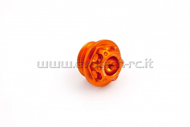 EVOTECH ERGAL OIL CAP KTM SUPERDUKE DUKE RC8 HUSQVARNA VITPILEN 701 ORANGE