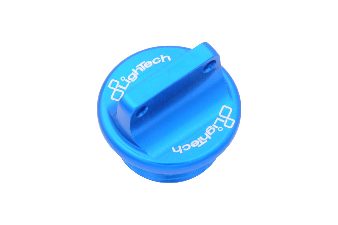 Lightech Tappo Carico Olio ergal per Bmw, colore Blu Cobalto