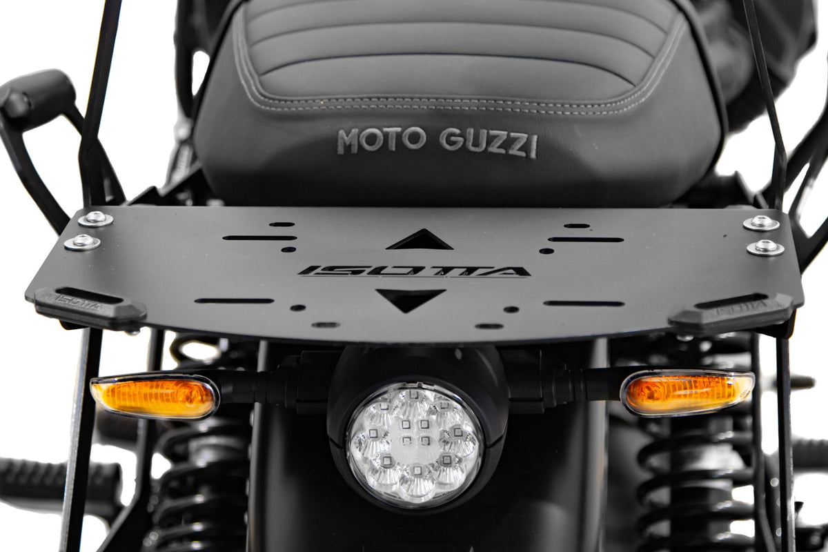 ISOTTA PORTAPACCO POSTERIORE IN FERRO PER MOTO GUZZI V7 STONE E5 2021 - 2022