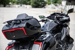 ISOTTA PORTAPACCO BAULONE POSTERIORE PER BMW K 1600 GRAND AMERICA  2017 - 2022 (compatibile modello casse acustiche)