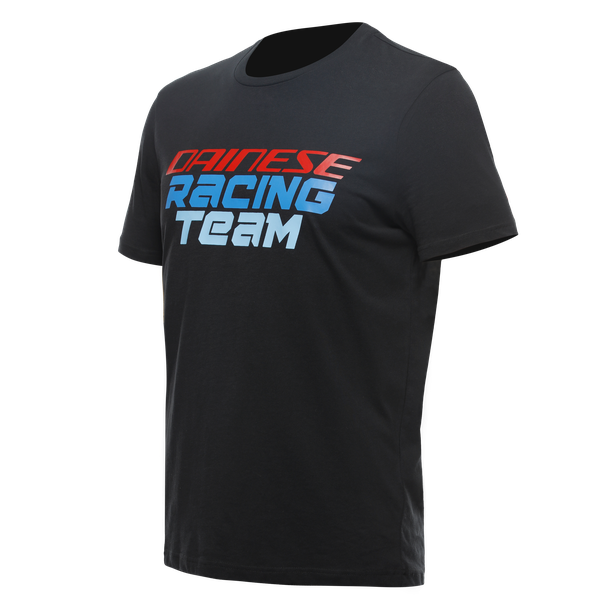 DAINESE Racing T-Shirt Nera con logo sul petto e nomi circuito sulla schiena