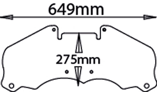 ISOTTA lastra di ricambio INFERIORE per BMW R 1200 GS Adventure e Standard