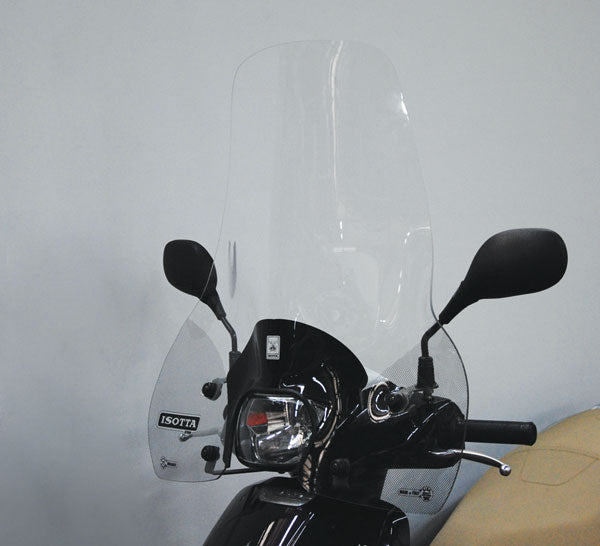 ISOTTA Parabrezza media protezione per Peugeot Tweet 50-125-150 2014- e Tweet 200 2022 