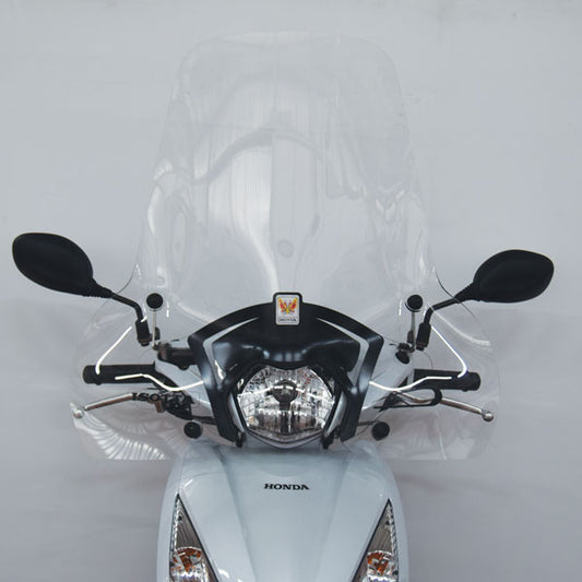 ISOTTA Parabrezza di media dimensione per HONDA VISION 110 CON SERIGRAFIA ANTI REFRAZIONE SOLARE 600