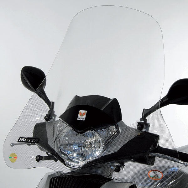 ISOTTA Parabrezza media protezione per KYMCO PEOPLE 125i - 300i - 200i CON SERIGRAFIA ANTI REFRAZIONE SOLARE