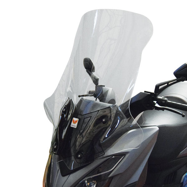 ISOTTA Parabrezza alta protezione per KYMCO G-DINK 300i ABS dal 2018 CON SERIGRAFIA ANTI REFRAZIONE SOLARE
