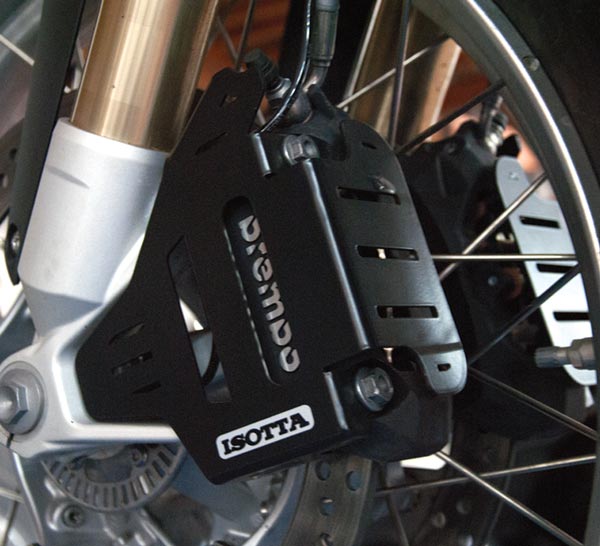 ISOTTA Protezione pinze freno anteriori nera per BMW R 1200 GS LC STD 2013-16