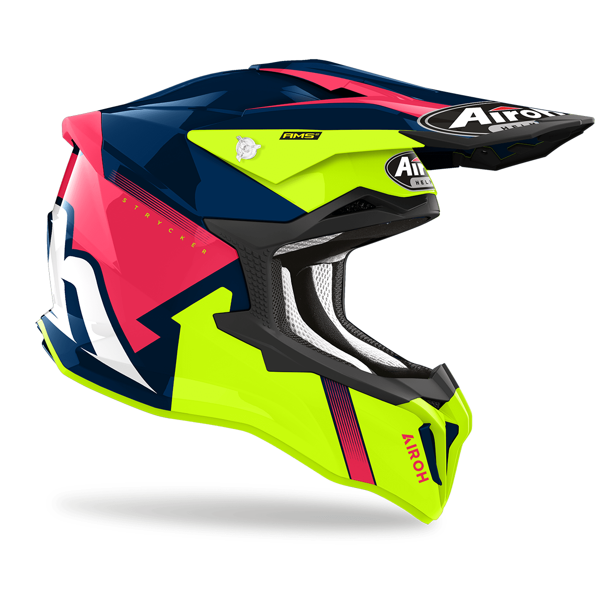 AIROH STRYCKER Casco Moto Cross enduro grafica BLAZER