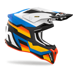 Casco AIROH STRYCKER Moto Cross Enduro Gráficos GLAM