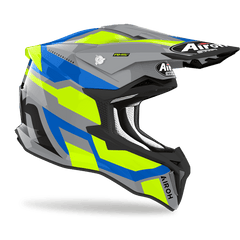 Casco AIROH STRYCKER Moto Cross Enduro Gráficos GLAM