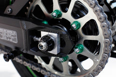 TUERCA RUEDA TRASERA EVOTECH HONDA KAWASAKI TRIUMPH YAMAHA NEGRO