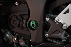 EVOTECH FRONT REAR WHEEL NUT APRILIA KAWASAKI SUZUKI YAMAHA GREEN
