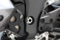 EVOTECH DADO RUOTA ANTERIORE POSTERIORE APRILIA KAWASAKI SUZUKI YAMAHA ARGENTO