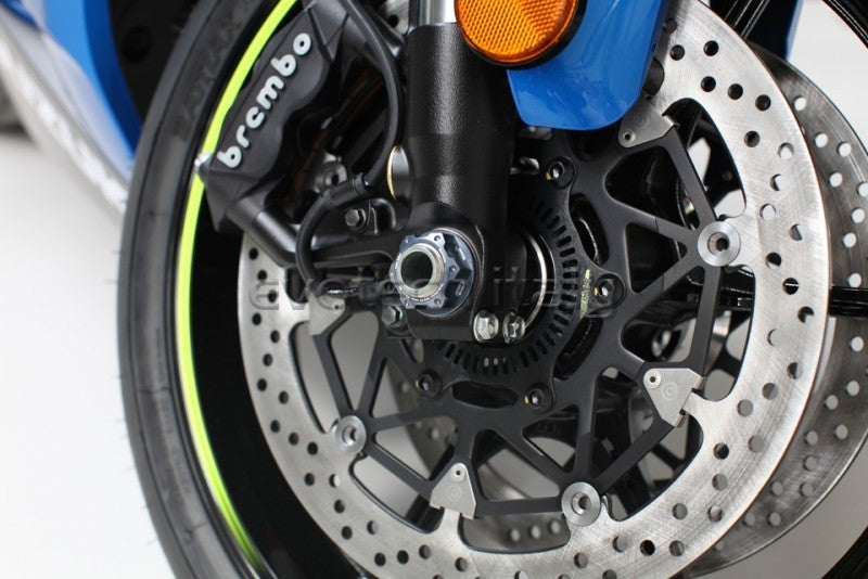 EVOTECH DADO RUOTA ANTERIORE POSTERIORE BMW YAMAHA KAWASAKI BENELLI TITANIO