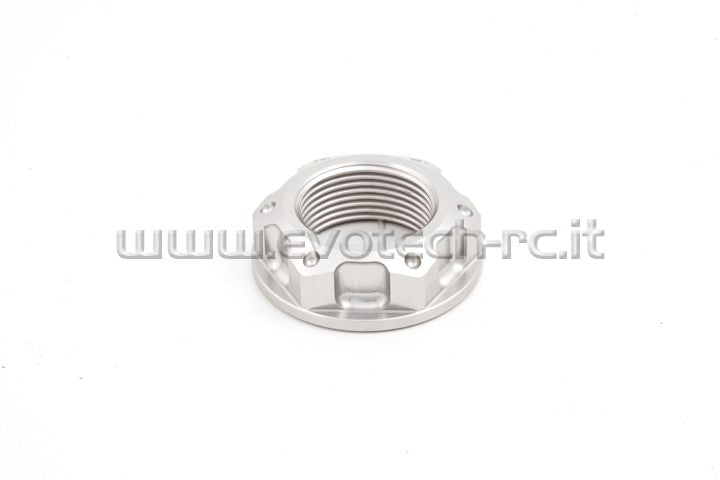 TUERCA PLACA DE DIRECCIÓN EVOTECH BMW KAWASAKI SUZUKI YAMAHA M 28x1 PLATA