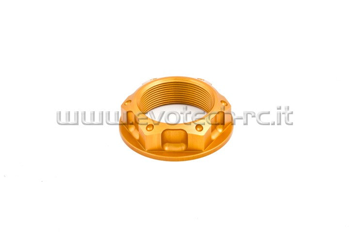 TUERCA PLACA DE DIRECCIÓN EVOTECH BMW KAWASAKI SUZUKI YAMAHA M 28x1 ORO