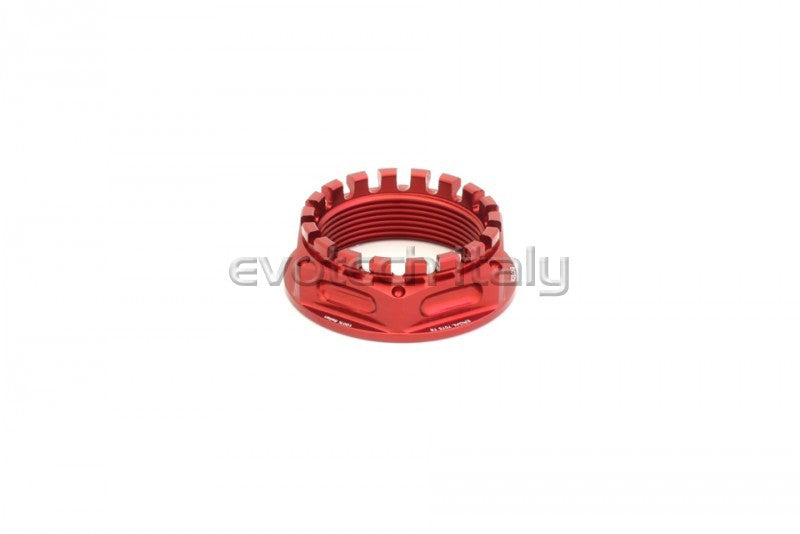 EVOTECH DUCATI SINGLE-ARM REAR WHEEL NUT M38X1.50 RED
