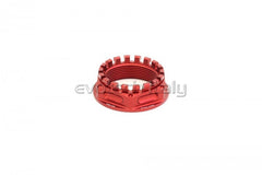 EVOTECH DUCATI SINGLE-ARM REAR WHEEL NUT M38X1.50 RED