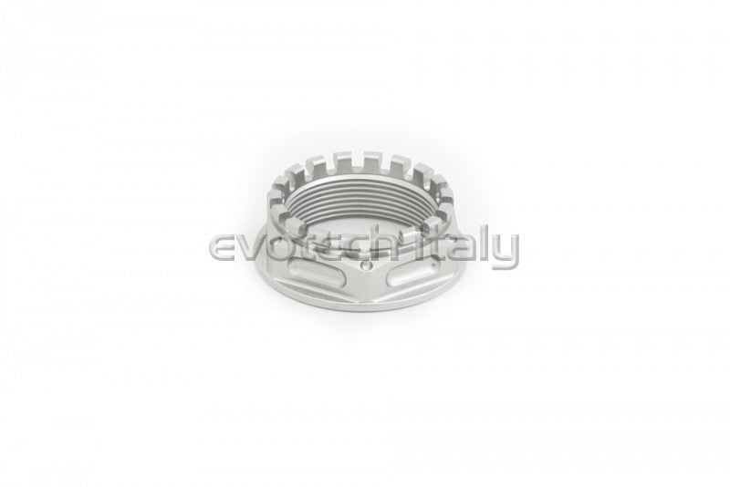 EVOTECH DADO RUOTA MOZZO POSTERIORE MONOBRACCIO DUCATI M38X1,50 ARGENTO