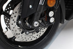 TUERCA RUEDA DELANTERA EVOTECH HONDA CBR 600RR HORNET 600 YAMAHA R1 R6 PLATA