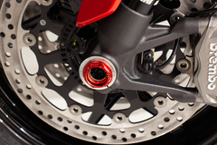 EVOTECH DADO RUOTA ANTERIORE DUCATI 848 PANIGALE MULTISTRADA SCRAMBLER ROSSO