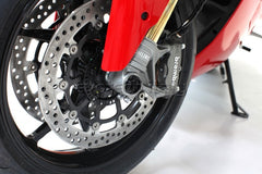 EVOTECH DADO RUOTA ANTERIORE DUCATI 848 PANIGALE MULTISTRADA SCRAMBLER NERO