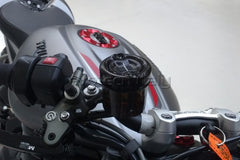 EVOTECH COPERCHIO POMPA FRENO ANTERIORE DUCATI APRILIA KTM TRIUMPH ERGAL ARGENTO