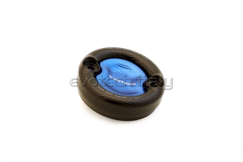 EVOTECH COPERCHIO POMPA FRENO ANTERIORE DUCATI APRILIA KTM TRIUMPH ERGAL BLU