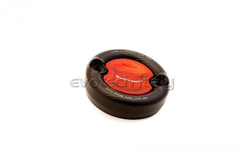 EVOTECH COPERCHIO POMPA FRENO ANTERIORE DUCATI APRILIA KTM TRIUMPH ERGAL ROSSO