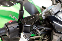 EVOTECH COPERCHIO POMPA FRENO ANTERIORE KAWASAKI Z800 900 ER6 NINJA 650 NERO