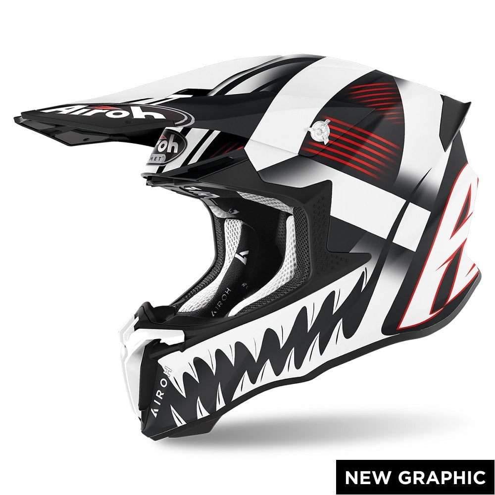 AIROH TWIST 2.0 Casco Cross Moto enduro grafica MASK