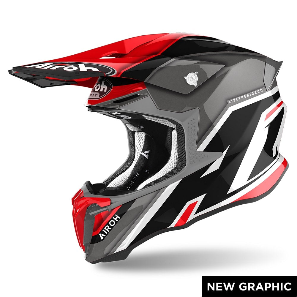 AIROH TWIST 2.0 Casco Cross Moto enduro grafica SHAKEN