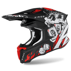 AIROH TWIST 2.0 Cross Motorcycle Enduro Helmet HELL graphics